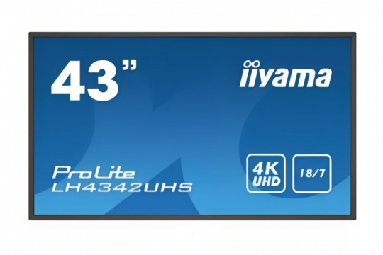  Фото информационный дисплей iiyama 43" lh4342uhs-b3 - фото 1