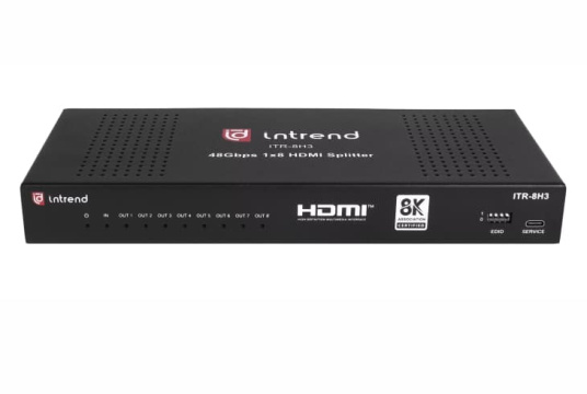 Изображение Усилитель-распределитель Intrend ITR-8H3 HDMI 1:8