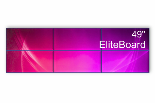 Изображение Видеостена 3x2 EliteBoard 49" SK495FCLN