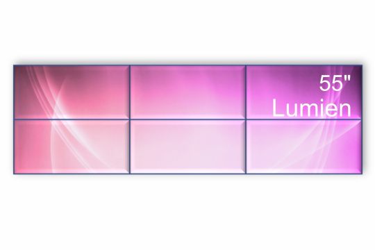 Изображение Видеостена 3x2 Lumien 55" LMW5535LLRU