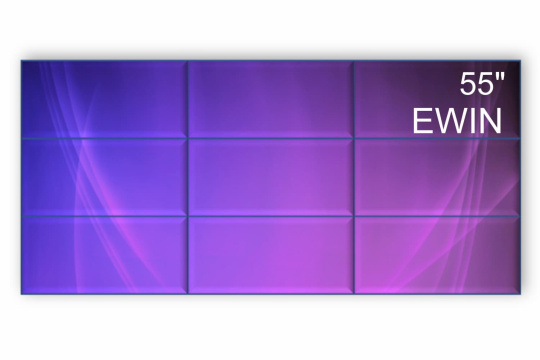 Изображение Видеостена 3x3  EWIN 55" BP55L